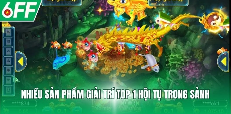 Nhiều sản phẩm giải trí top 1 hội tụ trong sảnh