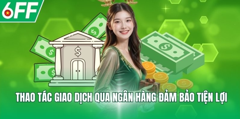 Thao tác giao dịch qua ngân hàng đảm bảo tiện lợi